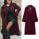 Women's Autumn Classic New Double Buckle Belt Long Hair