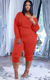 Casual Stacked Jumpsuit with