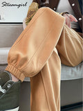 Leg White Sweatpants For Women Autumn 2022 High Waist Oversize Pants Joggers Loose Trousers Women Sweatpants