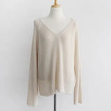 Female Sweater Women Winter Pullover Knitting Overszie Long Sleeve Girls Tops Loose Sweaters Knitted Outerwear Thin