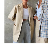 Leather Blazer-Outfit