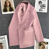 Toloer Fried Street Small Suit Jacket Female 2024 Spring And Autumn New Korean Version Web Celebrity Temperament Small Casual Suit-Outfit
