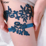 Sexy Women Bow Leg Ring Lingerie Lace Garter Belt Leg Loop Wedding Garters Bridal Female Cosplay Thigh Ring Stocking