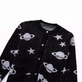 New Metal Thread Short Knitted Coat 3991126-Outfit