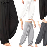 Men's joggers pants Casual sweatpants Casual Solid Color Baggy Trousers Belly Dance Yoga Harem Pants Slacks Men Loose style