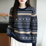 And Winter Knitted Open Shirt Two Lattice Collar Shirt Early Spring New Color Fashion Splicing Coat