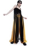 Patchwork Fringe Dress For Women O Neck Sleeveless Hollow Out Straight Sexy Dresses Female 2023 Summer Fashion