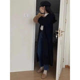 Glutinous High-End Loose Long Sweater Autumn And Winter 2025 New Lazy Knit Coat
