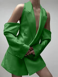 New Shoulder-Bubble Bead Sleeve Fashion Suit Coat Women's