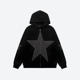 Star Patch Zip-Up