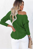 Boat Neck Openwork Tunic
