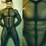 Mesh Catsuit Teddy Bodysuit Black Transparent Erotic Lingerie Bodysuits Body Wear One Piece Jumpsuit Dropshipping