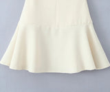 Solid Bow Tank Mini Dress l-Outfit