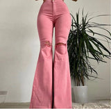 Velvet Flare Pants Vintage Wave Print Y2K 90s Trousers High Waist Streetwear Joggers Women Harajuku Sweatpants 2022