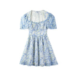 Summer Dresses Women 2022 Short Sleeve Casual Backless Mini Dress Female Outwear Beach One Piece Dress Korean