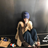 Autumn And Winter Fur Coat Women's Long Suit Coat Casual Warm Fashion Windwear Women's Clothing