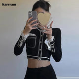 Vintage Lace Patchwork Shirt Korean Style Chic Design Tops Ladies Elegant Petal Sleeve Blouses Japanese French