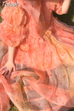 for Women 2023 Vestidos De Mujer Sweet Peter Pan Collar Floral Gazue Summer Dress Korean Sweet A-line Robe Femm