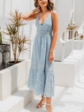 Graduation party BerryGo White pearls sexy women summer dress 2022 Hollow out embroidery maxi cotton dresses Evening party long ladies
