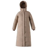 Winter Cotton-Padded Jacket 2024 New Winter Down Cotton-Padded Jacket Female Long Over The Knee Korean Version Loose And Thick Winter Coat-Outfit