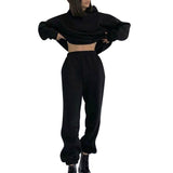 Piece Outfits Oversized Hoodie and Pants Casual Sport Suit Winter Two Piece Set Autumn Women's Tracksuit 2020