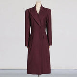 Toloer Version Long Suit Female 2024 Spring And Autumn New Fashion Temperament Women's Wear Casual Show Thin Foreign Style Windbreaker Coat-Outfit