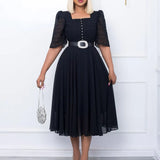 Belt 2025 New Fashion Splicing Chiffon Nails African