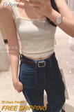 New Outlet Cute Y2K Women's Tops Women's Striped Crop Tops Built-in Bra Spaghetti Straps Y2K Old Women's