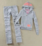 Toloer / Fall 2023 PINK Women's Brand Velvet Fabric Tracksuits Velour Suit Women Tracksuit Hoodies And Pants SIZE S - XL 102-0-Outfit