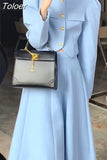 Quality New Summer Fashion Korean Sweet Elegant 2 Piece Set Women Crop Top Shirt Blouse Midi Skirt Suits Two Piece