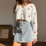 Vintage Print Women Sweaters Autumn New V-Neck Sleeveless Female Knitted Vest Streetwear y2k Top Pullover Casual