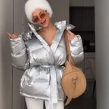 2025 New Temperament Casual Bright Collar Jacket Jacket Skirt