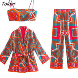 Women Fashion Totem Floral Print Short Sling Smock Blouse Female Side Zipper Elastic Blusas Chic Summer Crop Tops