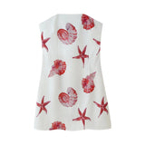 Summer Summer Fashion Sleeveless Thin Print
