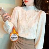 And Autumn Double Pocket Simple Long-Sleeved Shirt Women Loose Fashion Long-Colored Commuter Shirt Outside The