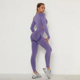 Gym Set Sports Bra and Leggings Jogging Women Set Clothes Seamless Workout Sports Tights Women Fitness Sports