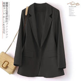 Toloer New Autumn 2024 Korean Version This Year Popular Small Spring And Autumn Loose Suit-Outfit