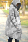 Women Knitted Sweater Cardigan Open Stitch Hooded Letters Loose Sweaters Fall Fashion New Sweaters for Women