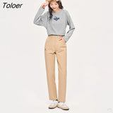 Women Tees 2022 Autumn Long Sleeve O Neck Loose T-shirt Funny Print Pure Cotton Basic Casual Streetwear