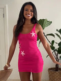 Summer Women's New Sexy Knitwear Knitwear Star Pattern