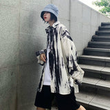 Tie Dye Shirts Long Sleeve Gothic Oversized Blouse Korean Streetwear Harajuku Women Men Fashion Clothes Tops