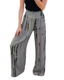 New Wish Hot Fashion Tight High-Waist Pocket Wide Leg Trousers Casual