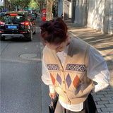 Loose Sleeveless Sweater Spring Autumn Women Vest Sweaters Knitting Vest Joker Knitted Vest Wool Oversize Girls