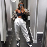 Rockmore Harajuku Joggers Wide Leg SweatPants Women Trousers High Waist Pants Streetwear Korean Casual Sporting Pant Femme