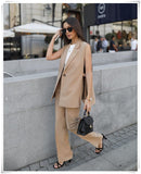 Solid Office Ladies Vest Fashion Sleeveless Lace Up One Button Blouse Coat Autumn Casual Women Outwear 2022 Veste Femme