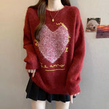 Toloer Buckle Loose Retro Sweater Cardigan Women 2025 Autumn And Winter New Round-Necked Collared Flower Knitted