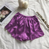 Spring Silk Satin Woman Set Pajamas Pyjamas Long Sleeve Sleepwear Pijama Suit Female Sleep Two Piece Loungewear Plus
