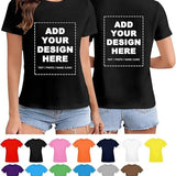 Pattern Printed T-Shirt Small Batch Order Stable Short Sleeve Top
