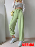 High Waist Loose Pants For Women Sport Trousers Wide Leg Sweatpants Women Joggers Straight Elastic Waist Pants