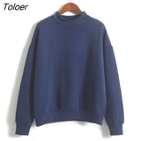 Wholesale M-XXL Cute Women Hoodies Pullover 9 Colors Autumn Coat Winter Loose Fleece Thick Knit Sweatshirt